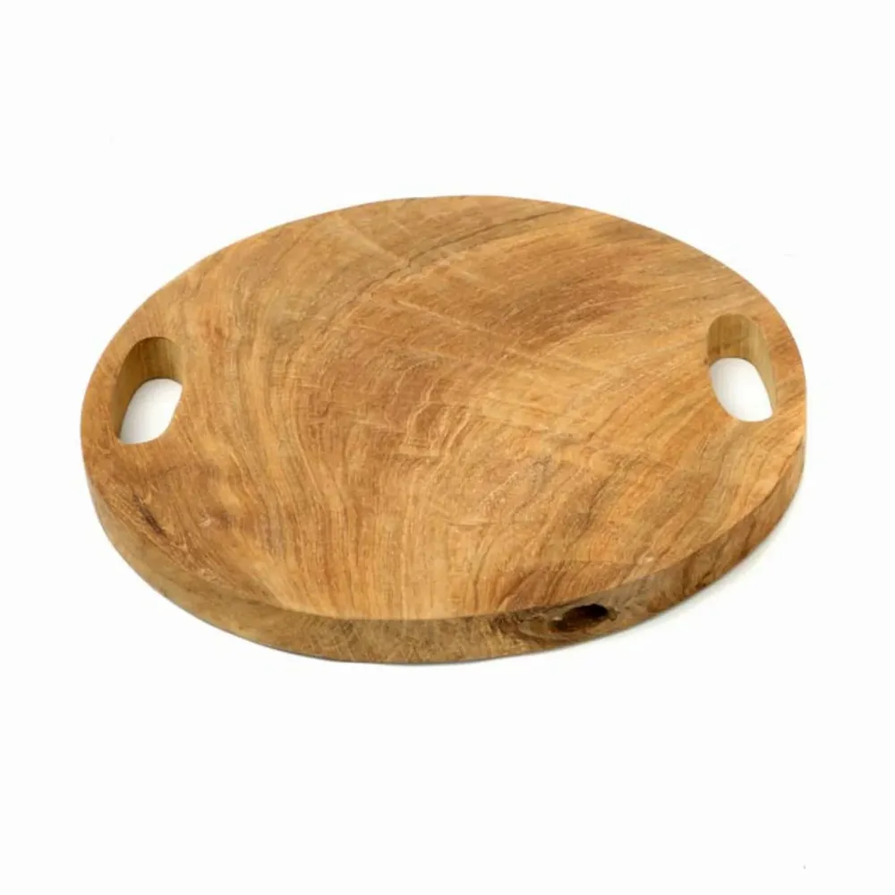 Trays - The Teak Root Tray - Natural - L - BAZAR BIZAR LIVING