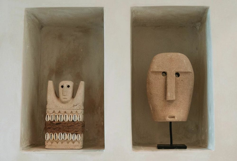 Sculptures, statuettes and miniatures - The Sumba Stone #22 on Stand - BAZAR BIZAR LIVING