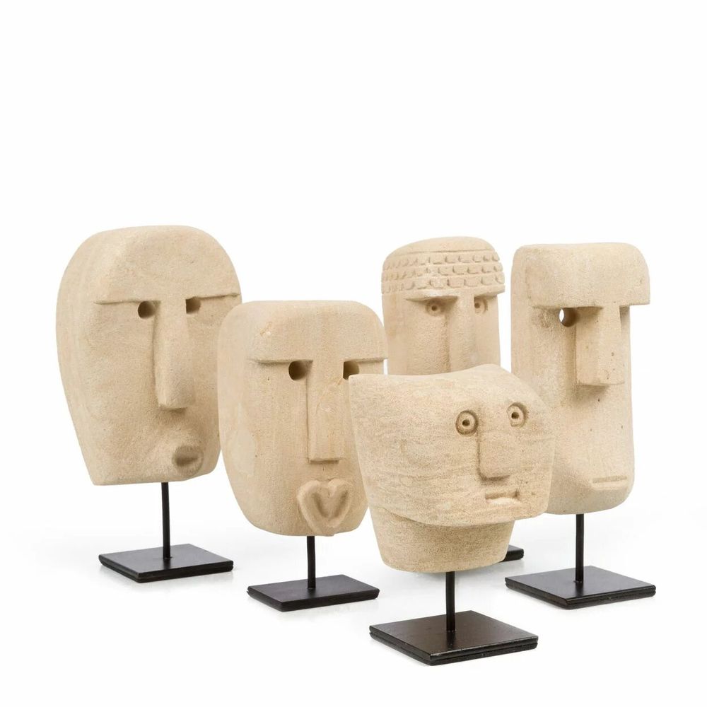 Sculptures, statuettes and miniatures - The Sumba Stone #22 on Stand - BAZAR BIZAR LIVING