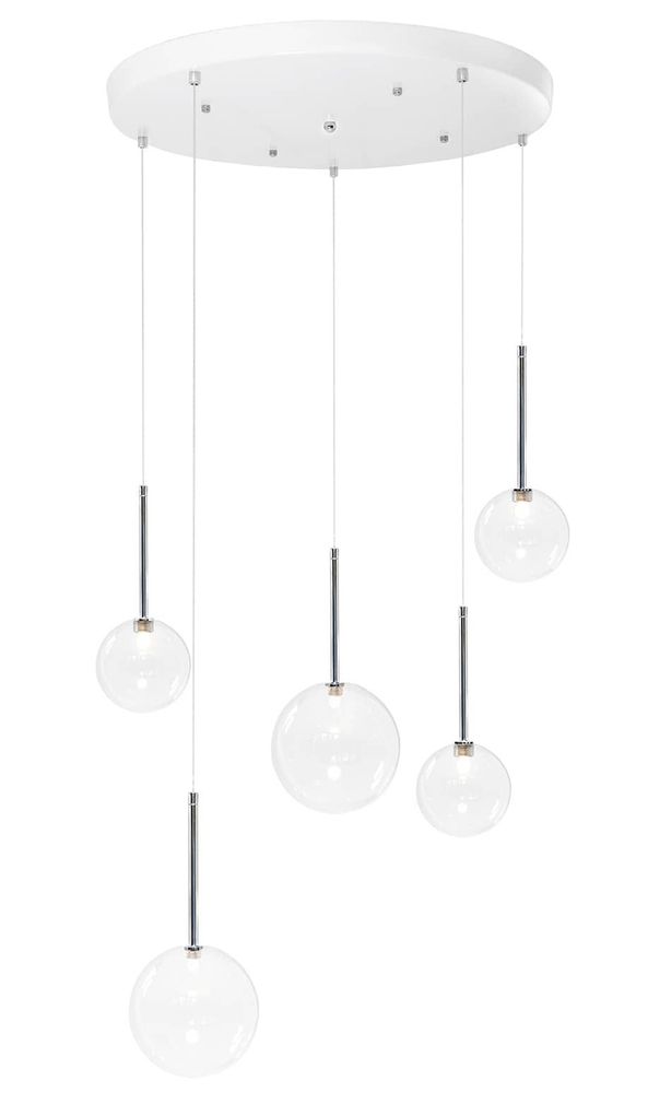 Objets de décoration - Lustre Bulle Rond 5 - MOSS SERIES