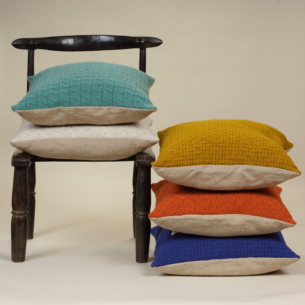 Coussins - Coussin en laine mérinos - Made in France - collection Vallon - AS'ART A SENSE OF CRAFTS