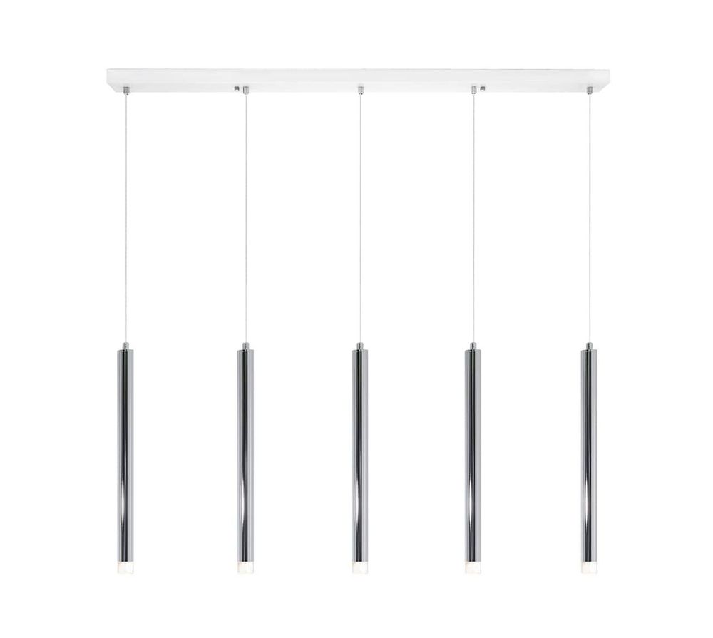 Hanging lights - Linear Tube Chandelier (5) - MOSS SERIES