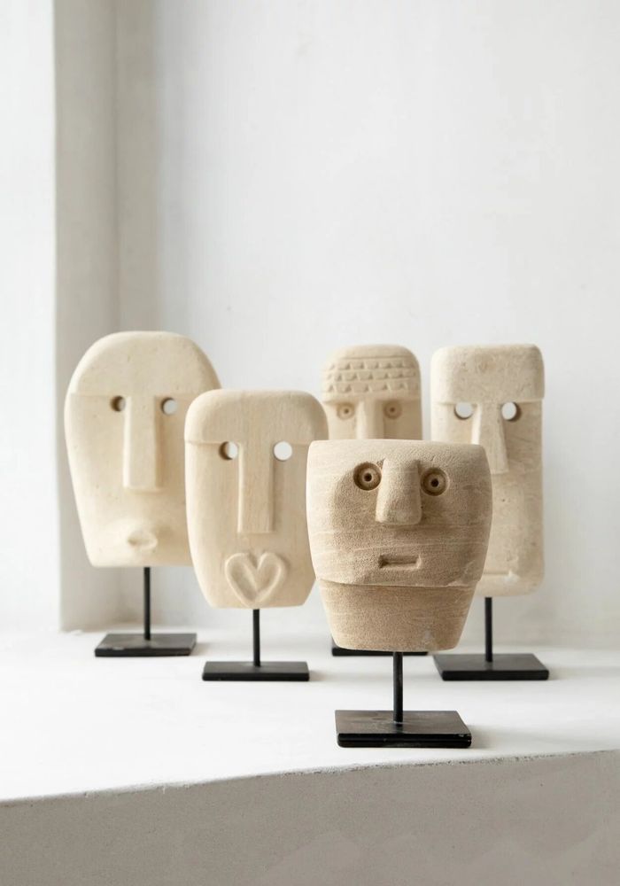 Sculptures, statuettes et miniatures - La Pierre De Sumba Sur Pied #23 - BAZAR BIZAR LIVING