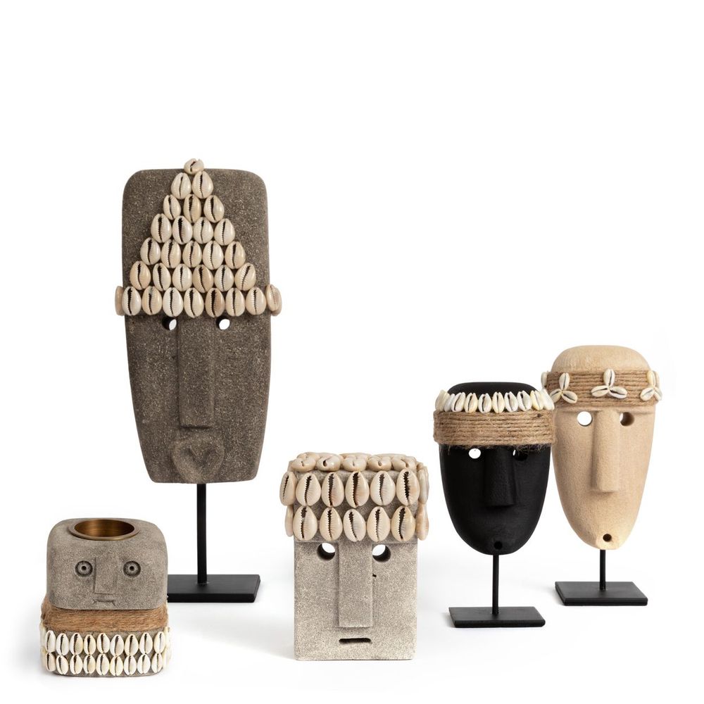 Sculptures, statuettes and miniatures - The Sumba Stone #32 on Stand - BAZAR BIZAR LIVING