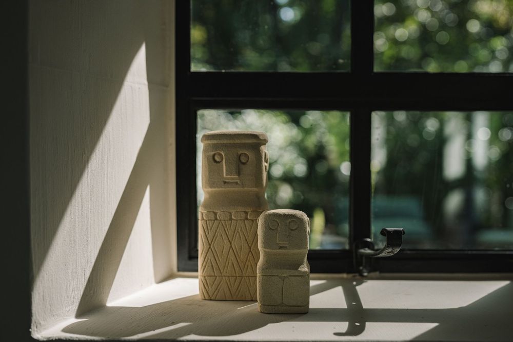 Sculptures, statuettes and miniatures - The Sumba Stone Statue #03 - BAZAR BIZAR LIVING