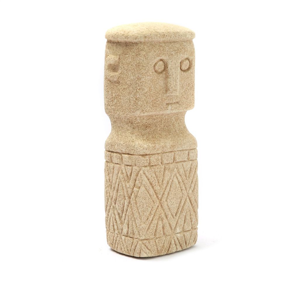 Sculptures, statuettes and miniatures - The Sumba Stone Statue #03 - BAZAR BIZAR LIVING