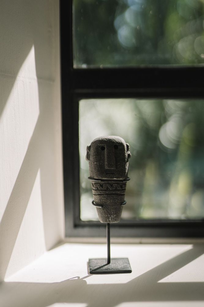 Sculptures, statuettes and miniatures - The Sumba Stone Statue #13 on Stand - BAZAR BIZAR LIVING