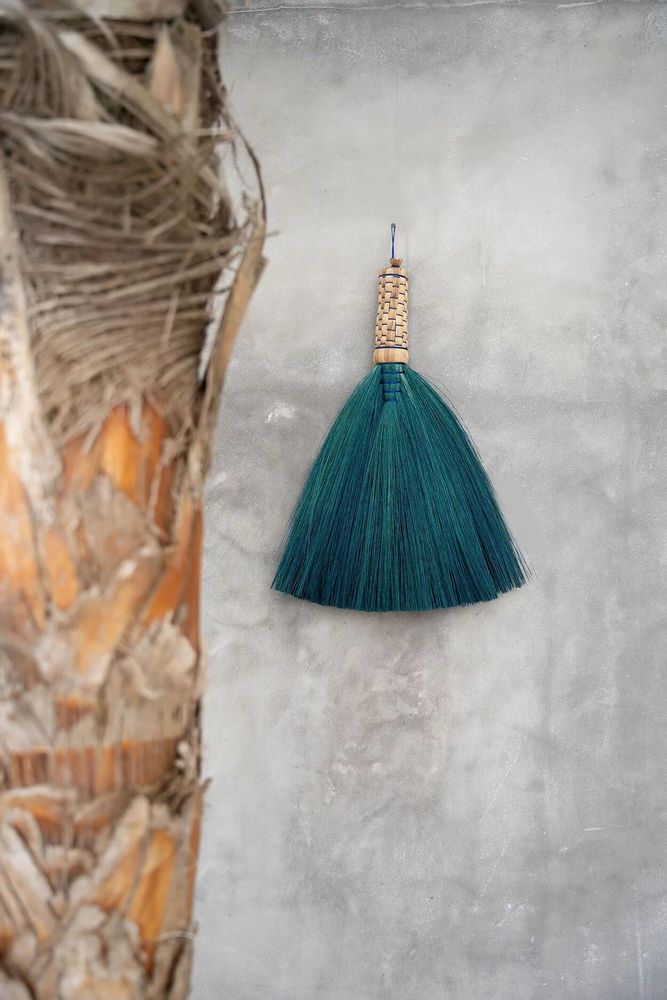 Decorative objects - The Sweeping Brush - Turquoise - BAZAR BIZAR LIVING