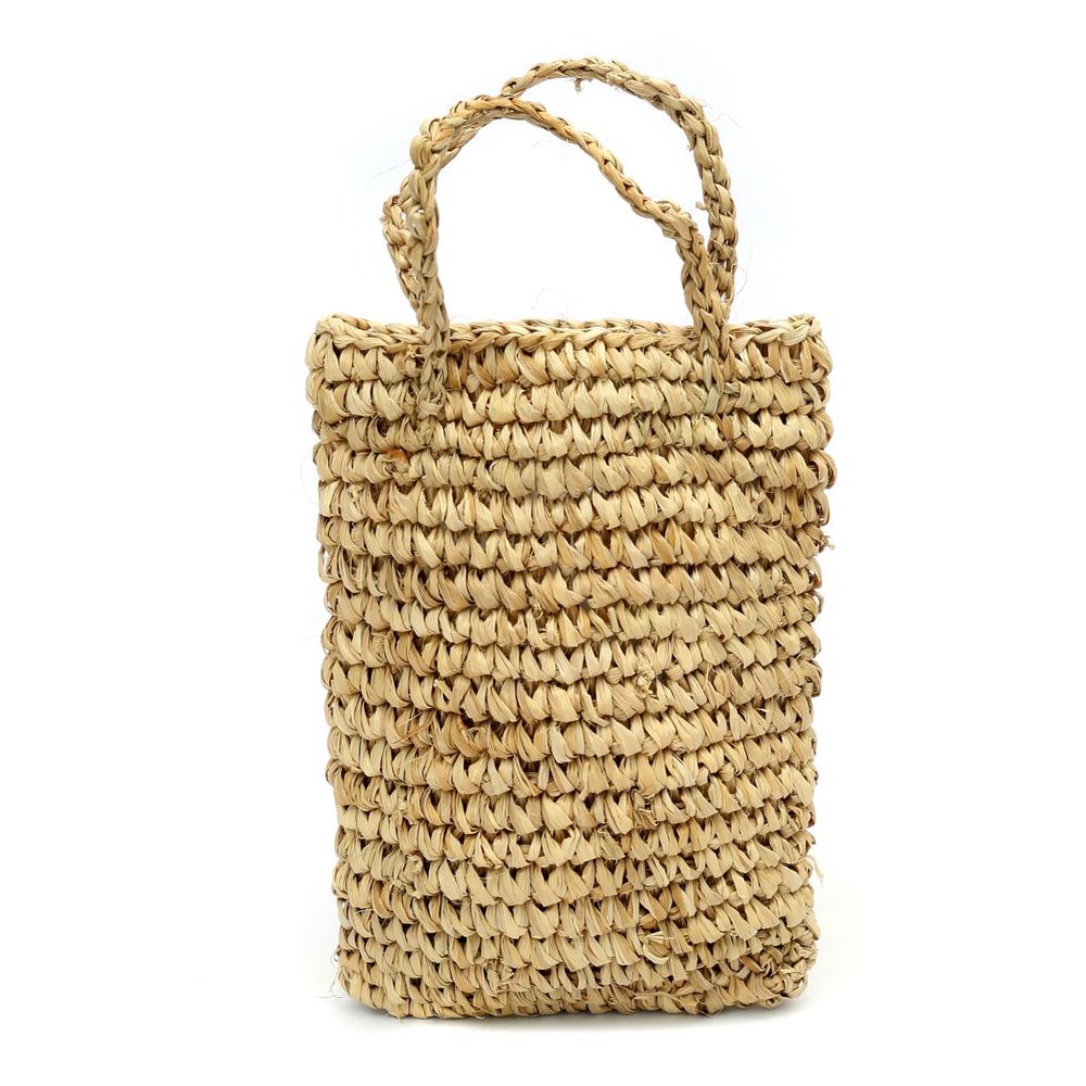 Bags and totes - The Raffia Bottle Holder - BAZAR BIZAR LIVING
