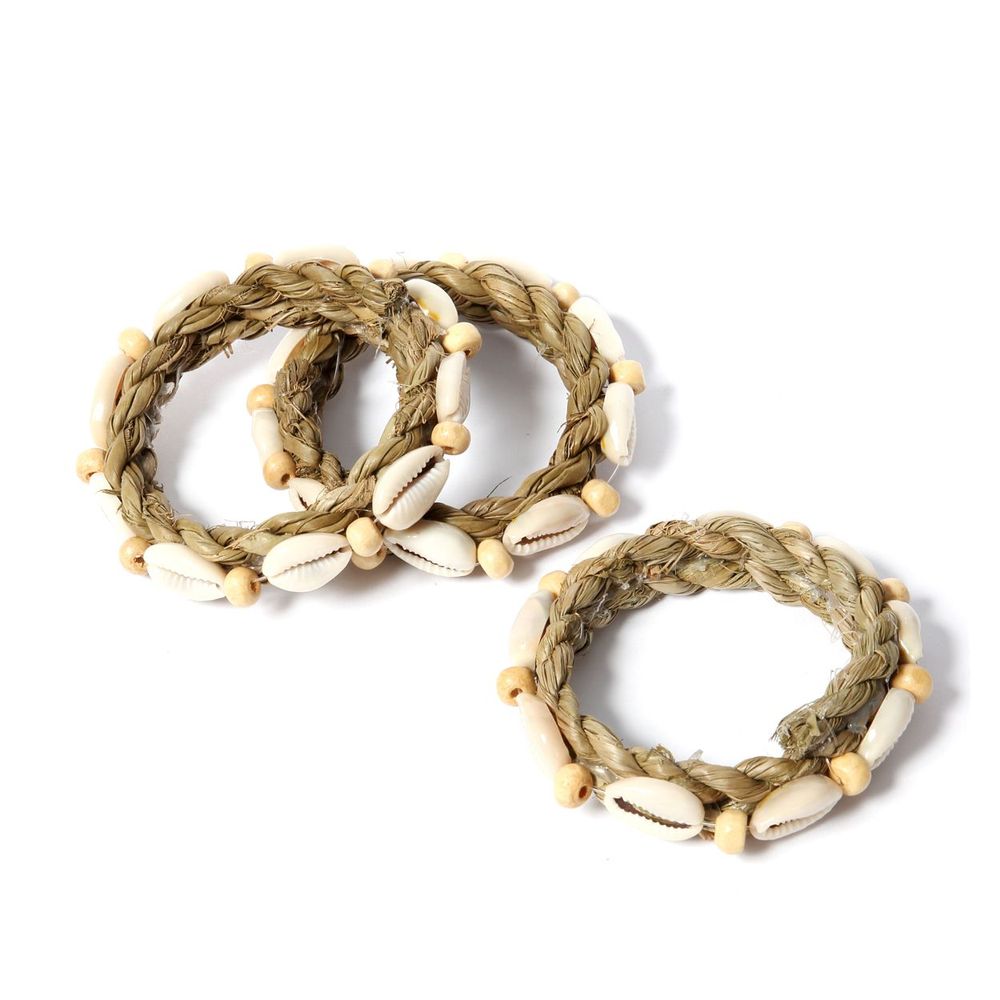 Objets de décoration - Le Rond De Serviette Coquillage - Set de 4 - BAZAR BIZAR LIVING