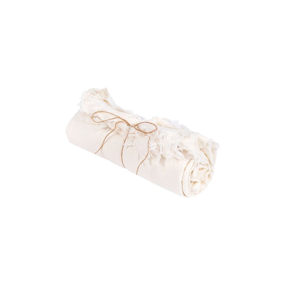 Linge de table textile - La Nappe en Lin - Blanc -150x150 - BAZAR BIZAR LIVING