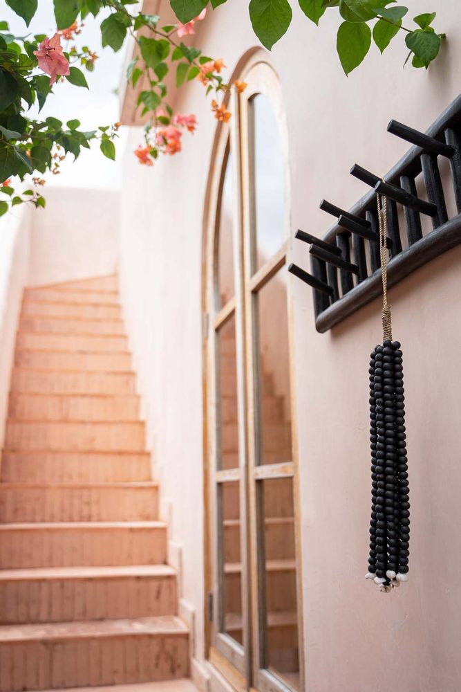 Decorative objects - The Wooden Beads Tassel - Black - BAZAR BIZAR LIVING