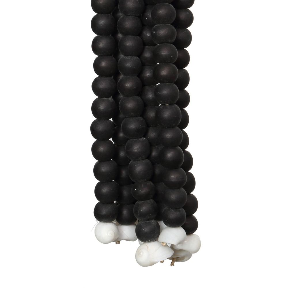 Decorative objects - The Wooden Beads Tassel - Black - BAZAR BIZAR LIVING