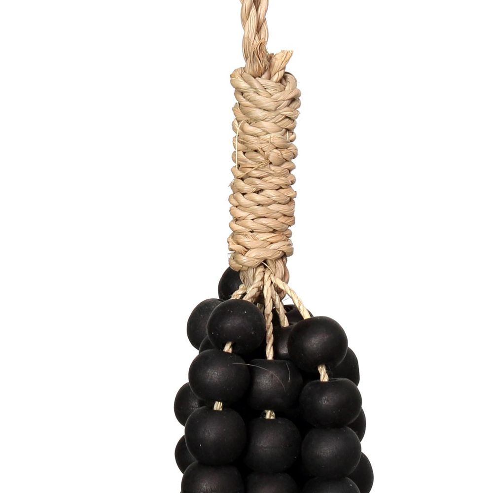 Decorative objects - The Wooden Beads Tassel - Black - BAZAR BIZAR LIVING