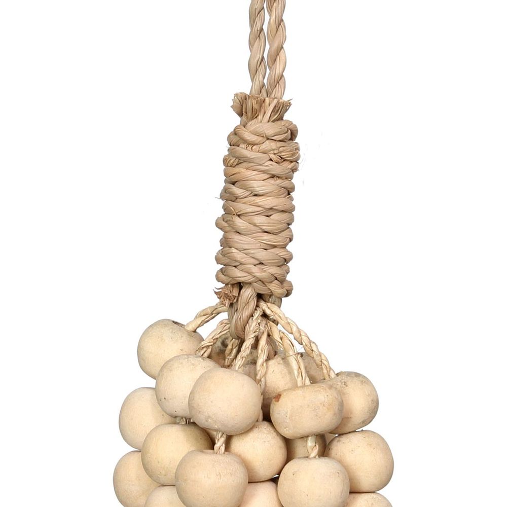 Decorative objects - The Wooden Beads Tassel - Natural - BAZAR BIZAR LIVING