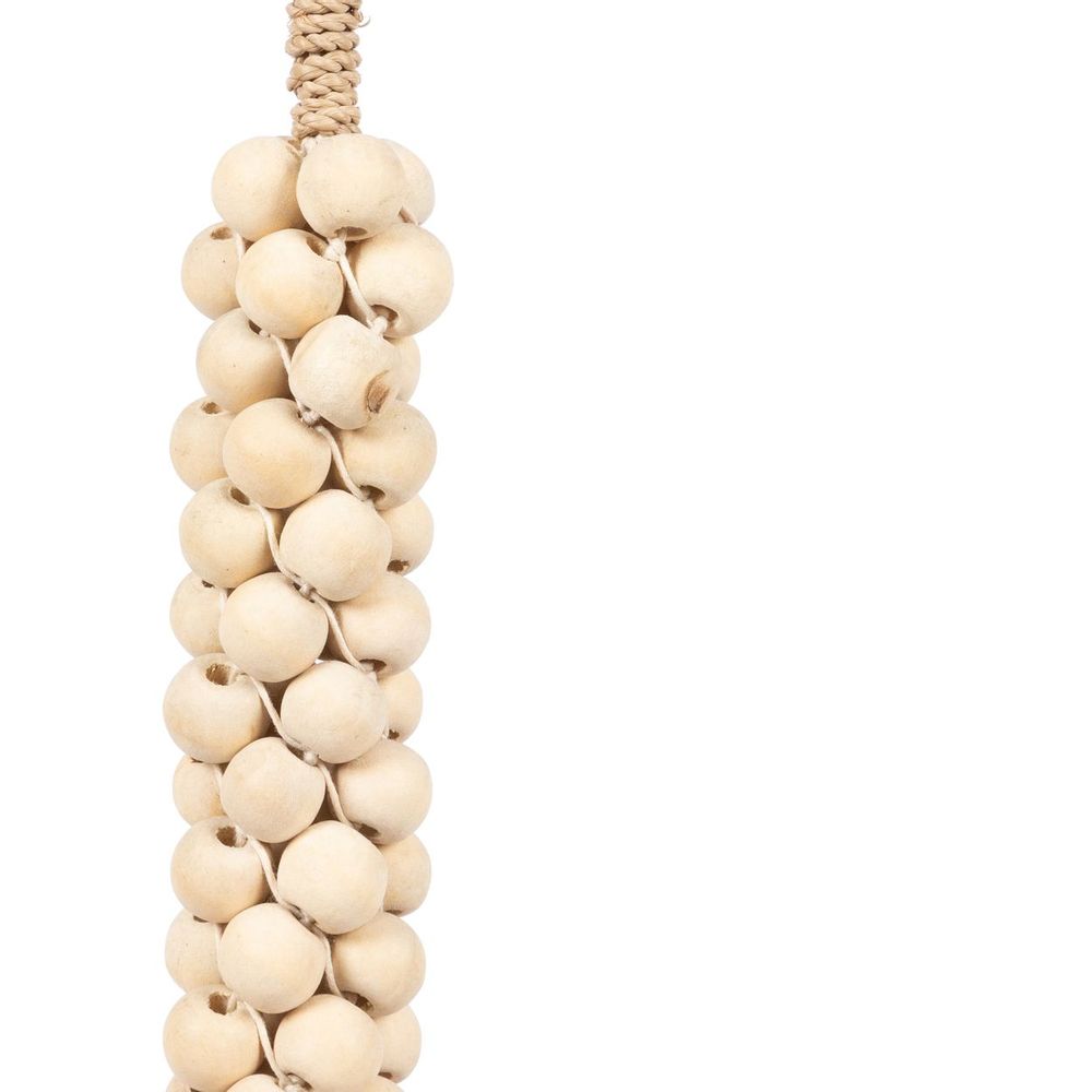Objets de décoration - La Pompon Avec Perles En Bois Et Coton - BAZAR BIZAR LIVING