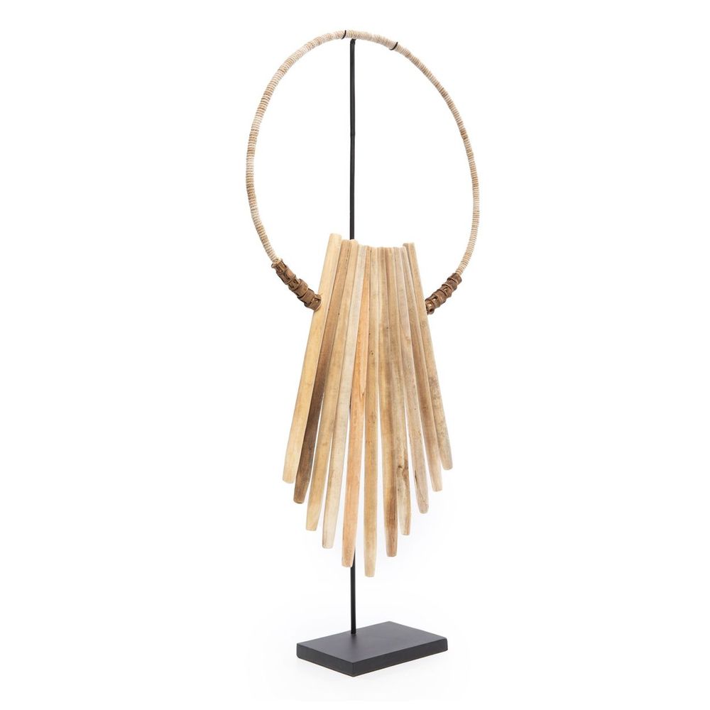 Decorative objects - The Wooden Sticks On Stand - Natural - BAZAR BIZAR LIVING