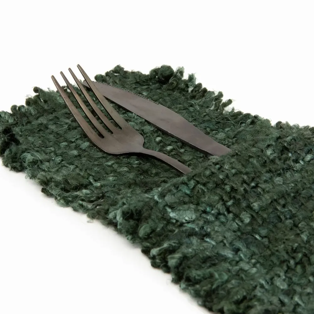 Couverts de service - Le Porte-couverts Oh My Gee - Vert Forêt - Lot de 4 - BAZAR BIZAR LIVING