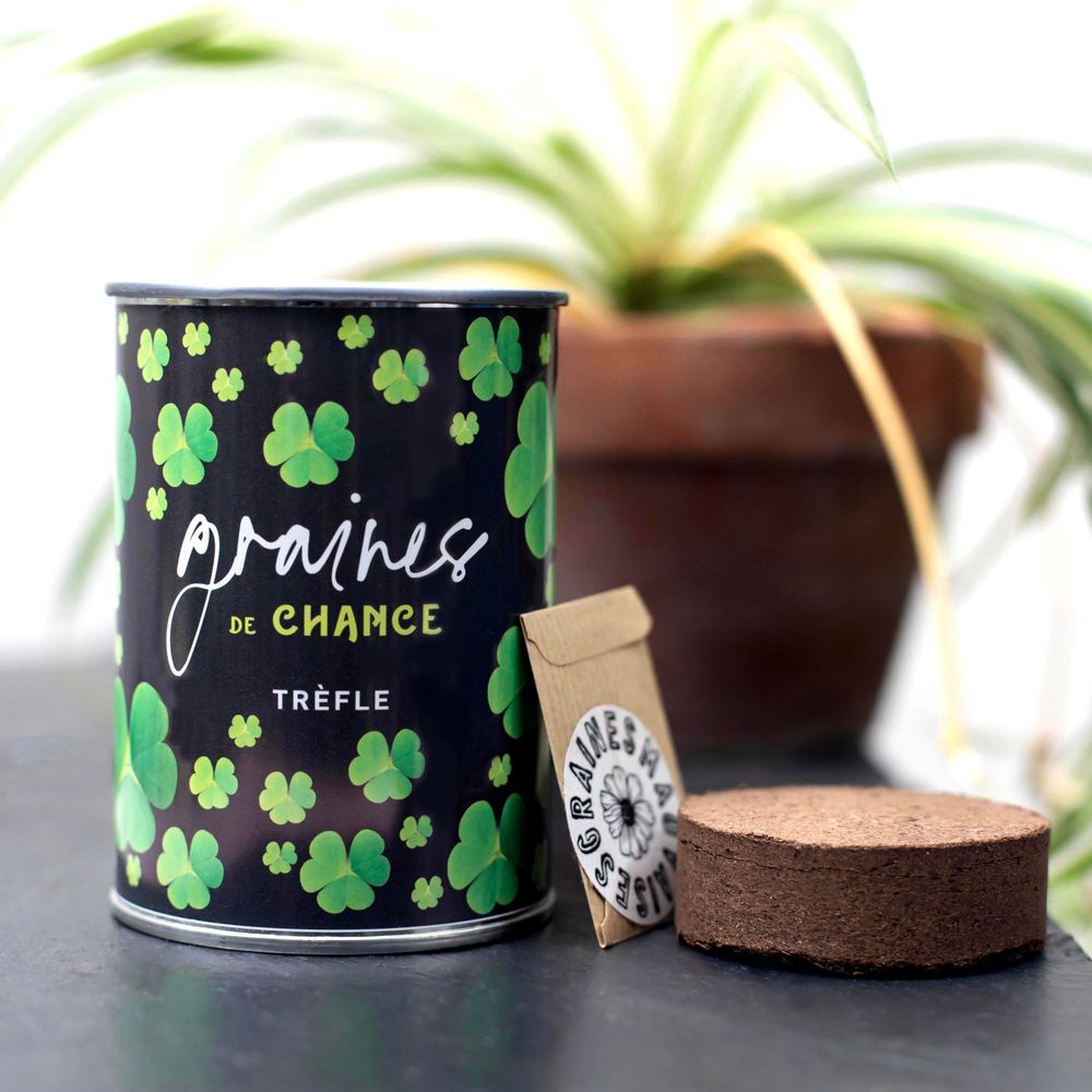 Gifts - Sowing kit\" Graines de Chance\” Made in France - MAUVAISES GRAINES