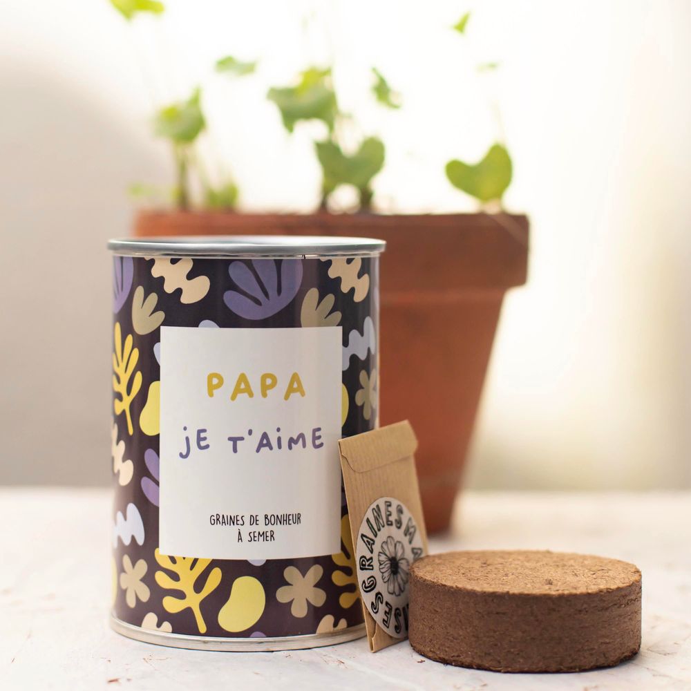 Gifts - Sowing kit\" Papa I love you\ " - MAUVAISES GRAINES