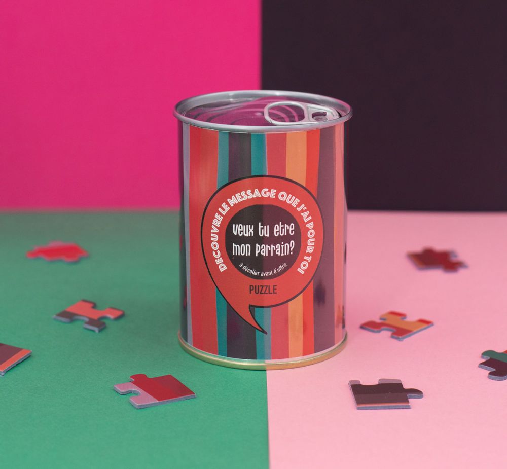 Gifts - Message puzzle\" Do you want to be my sponsor\” Made in France - BWAT