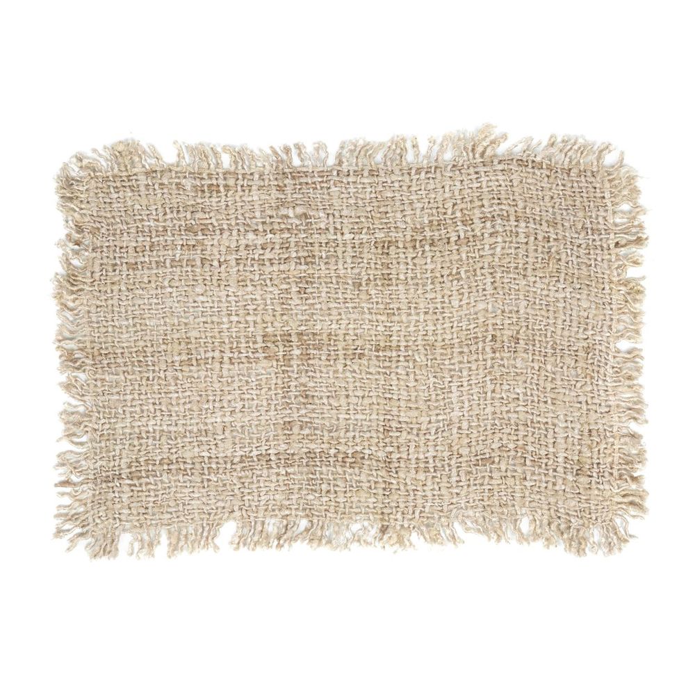 Placemats - The Oh My Gee Placemat - Beige - Set of 4 - BAZAR BIZAR LIVING