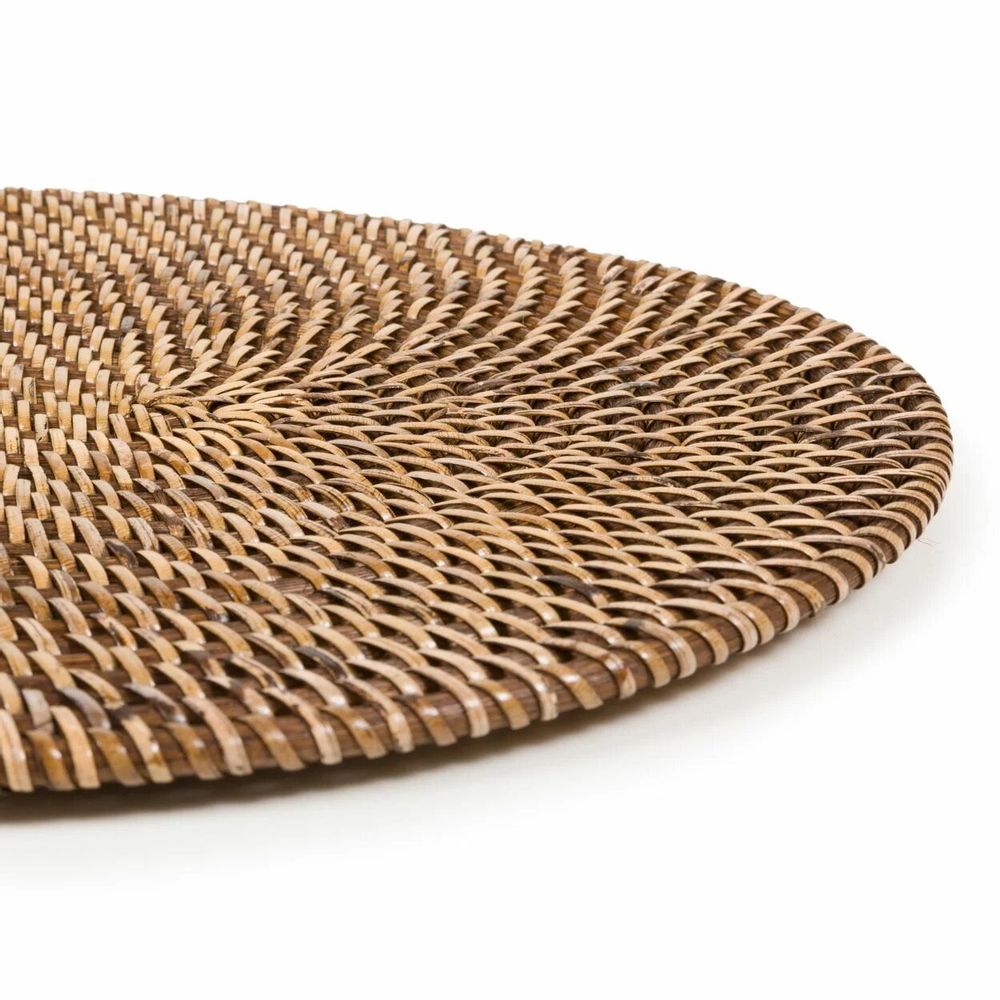 Sets de table - Le Set De Table Ovale Colonial - Brun Naturel - BAZAR BIZAR LIVING