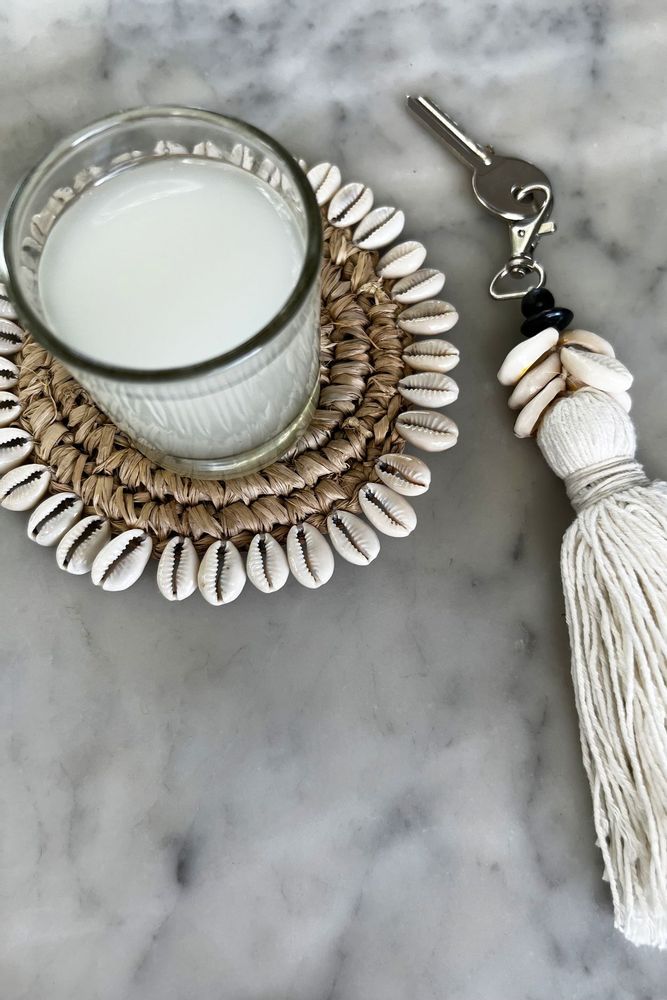 Objets de décoration - Le Porte-clés Cowrie - Blanc - BAZAR BIZAR LIVING