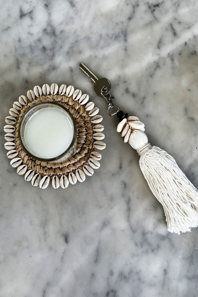 Objets de décoration - Le Porte-clés Cowrie - Blanc - BAZAR BIZAR LIVING