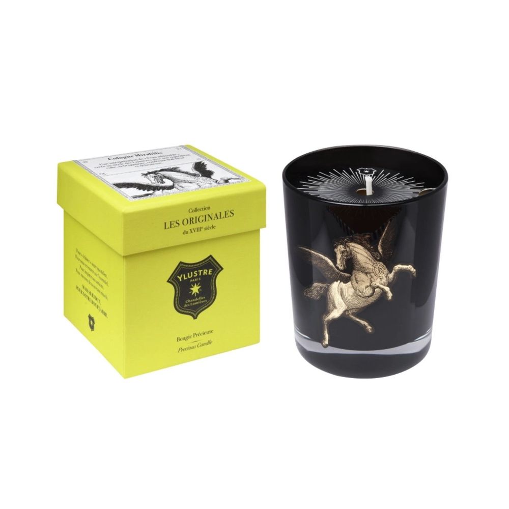 Decorative objects - Scented Candle: Cologne Mirabilis 180g. Vegetable wax. Luxury box. - YLUSTRE