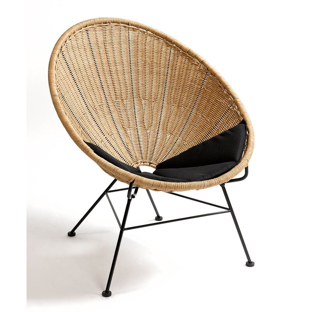 Lounge chairs for hospitalities & contracts - ARMCHAIR OVALO - CRISAL DECORACIÓN