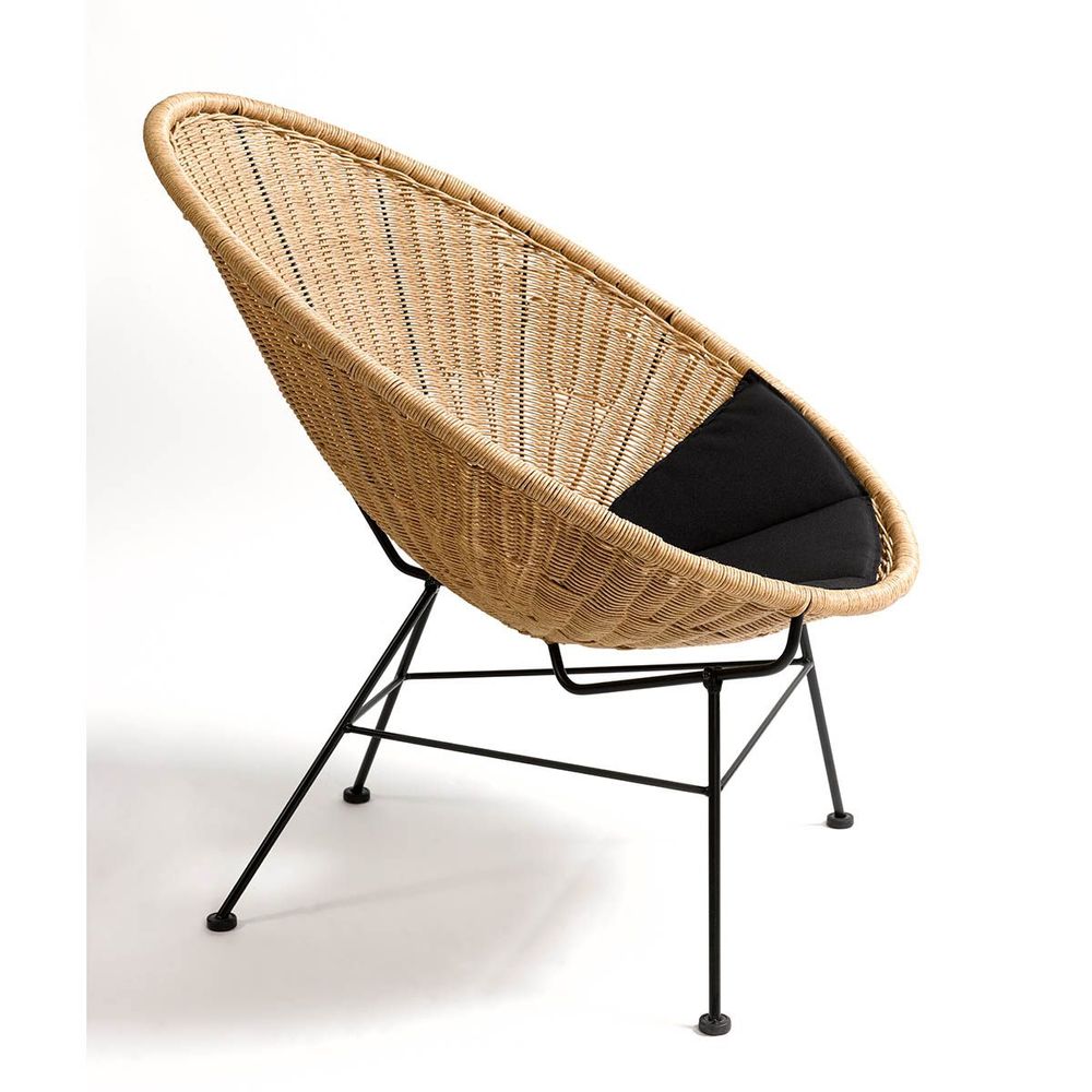 Lounge chairs for hospitalities & contracts - ARMCHAIR OVALO - CRISAL DECORACIÓN
