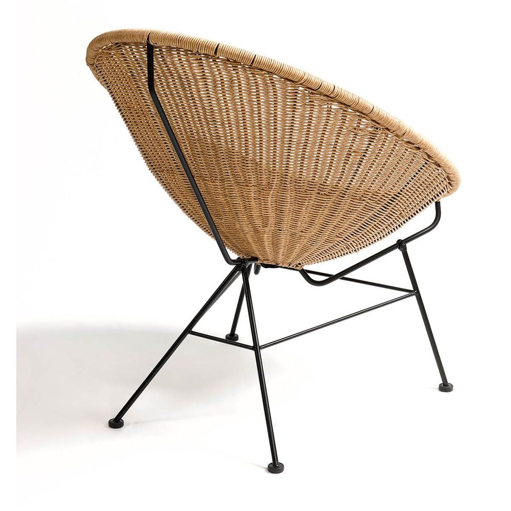Lounge chairs for hospitalities & contracts - ARMCHAIR OVALO - CRISAL DECORACIÓN