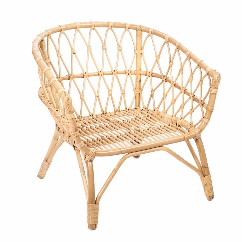 Fauteuils - LESKY - Fauteuil en rotin avec coussins - HYDILE