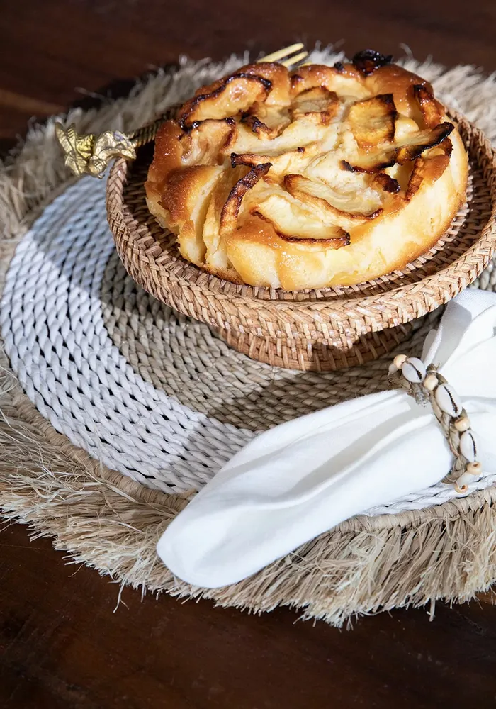 Sets de table - Le Set De Table Seagrass Raffia - Naturel Blanc - BAZAR BIZAR LIVING