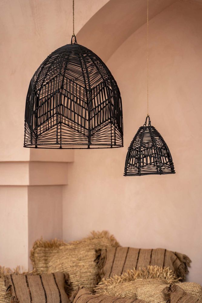 Hanging lights - The Bala Pendant - Black - L - BAZAR BIZAR LIVING