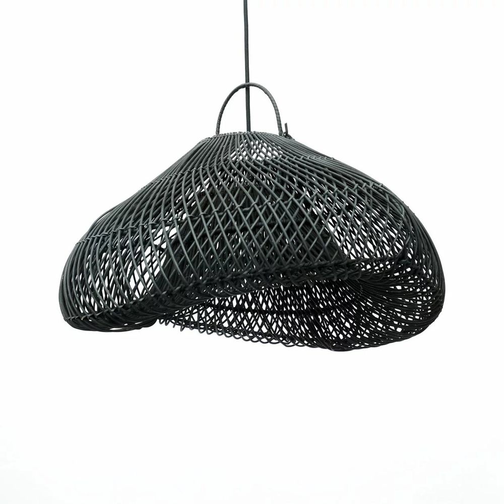 Plafonniers - L'Abat-jour Cloud - Noir - M - BAZAR BIZAR LIVING