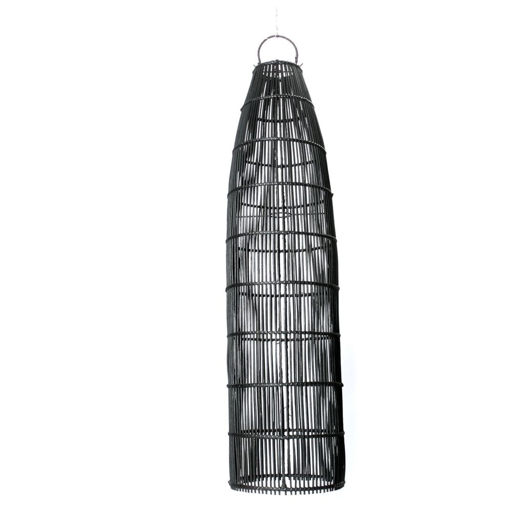 Hanging lights - The Fish Trap Pendant - Black - L - BAZAR BIZAR LIVING
