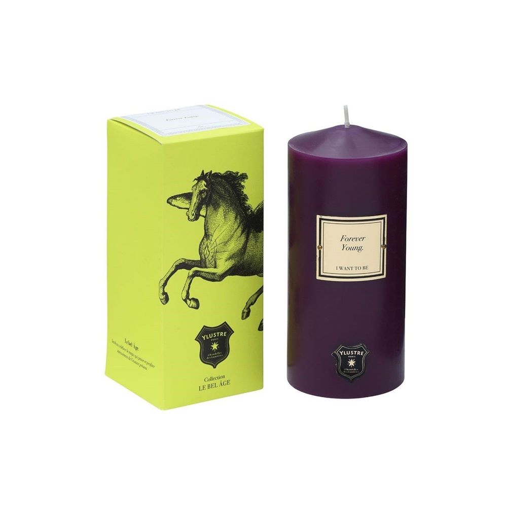 Gifts - Birthday Candle: Forever Young - limited edition. 520 g. Made in Fr. - YLUSTRE