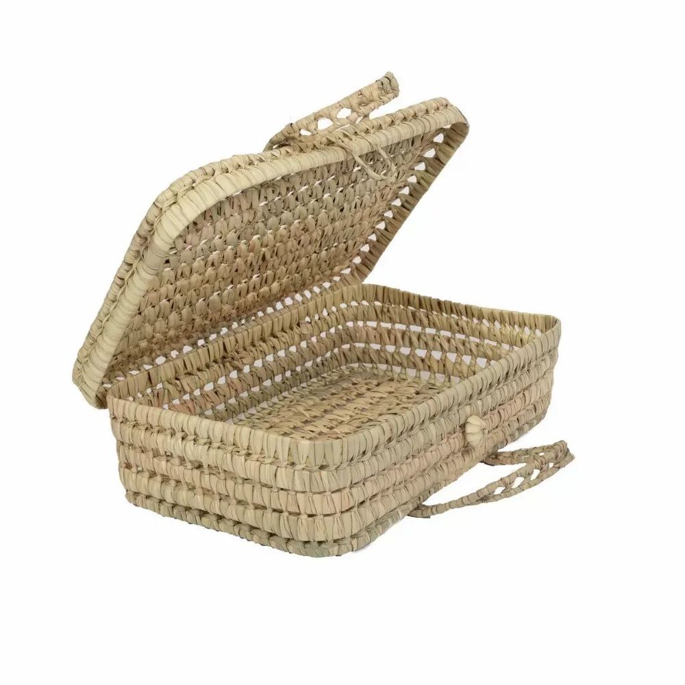 Coffrets et boîtes - VALIO - Grande valisette en feuille de palmier - HYDILE