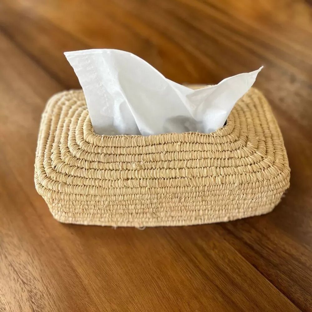 Caskets and boxes - Raffia tissue box - LONYO - HYDILE