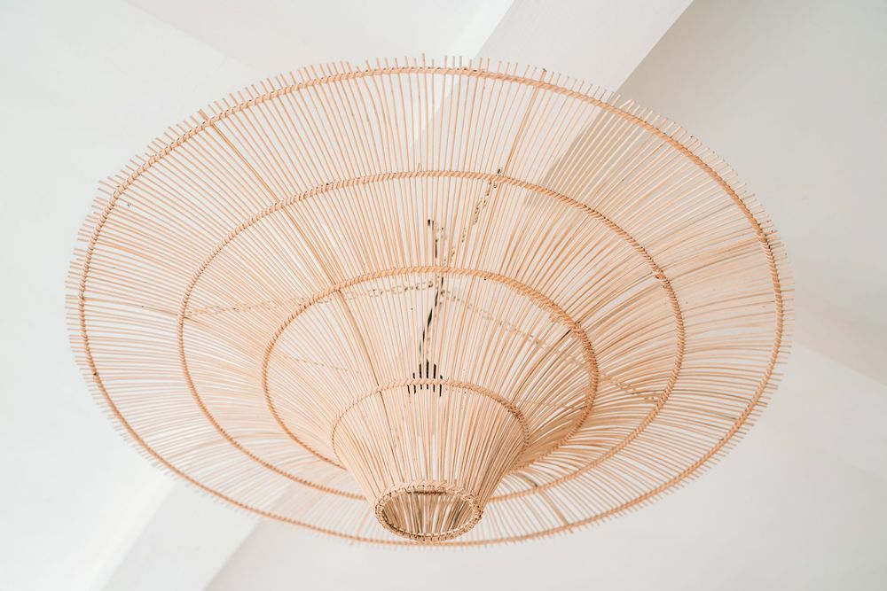 Hanging lights - The Sky Pendant - Natural - XL - BAZAR BIZAR LIVING