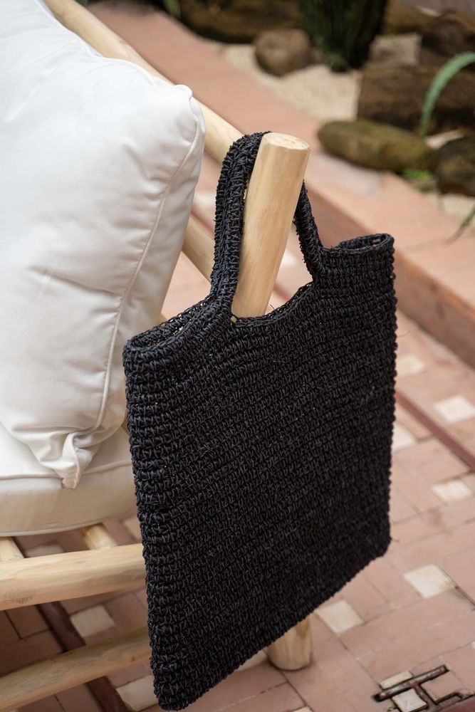 Bags and totes - The Island Tote - Black - BAZAR BIZAR LIVING