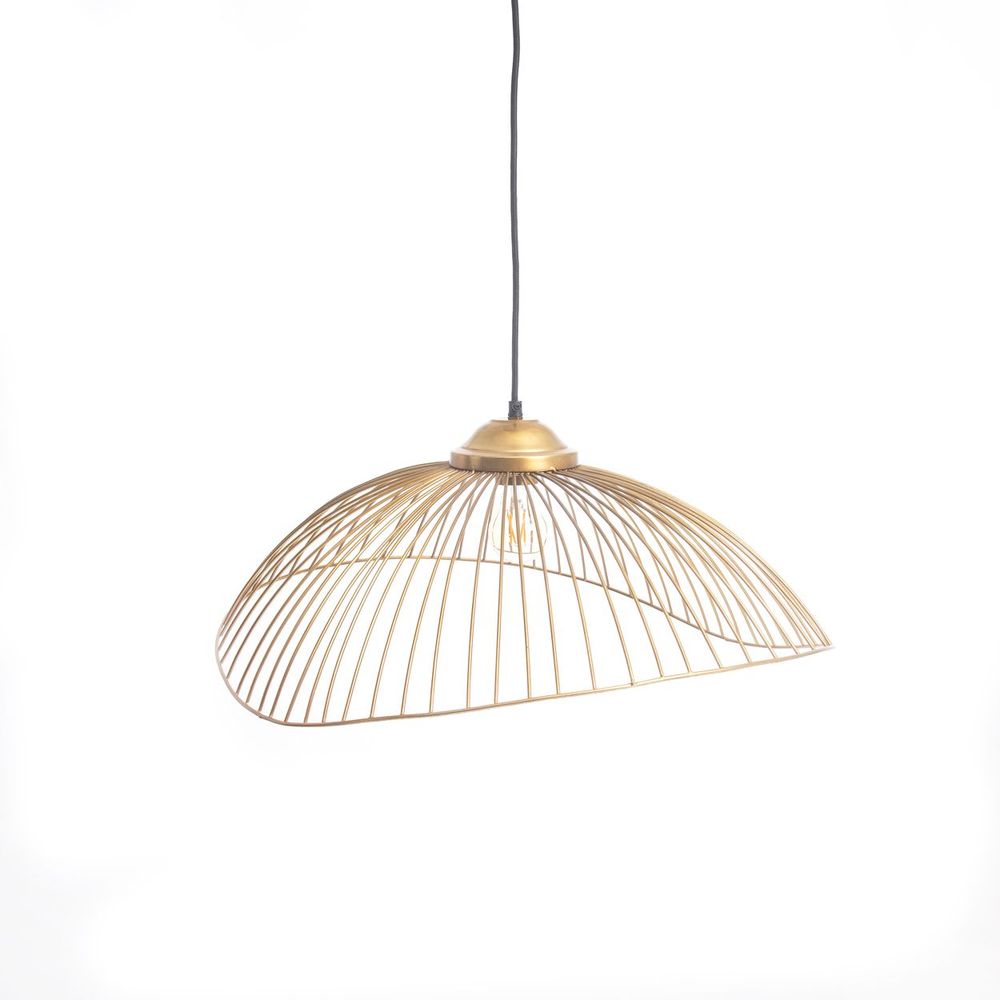 Hanging lights - The Wave Pendant - Brass - M - BAZAR BIZAR LIVING