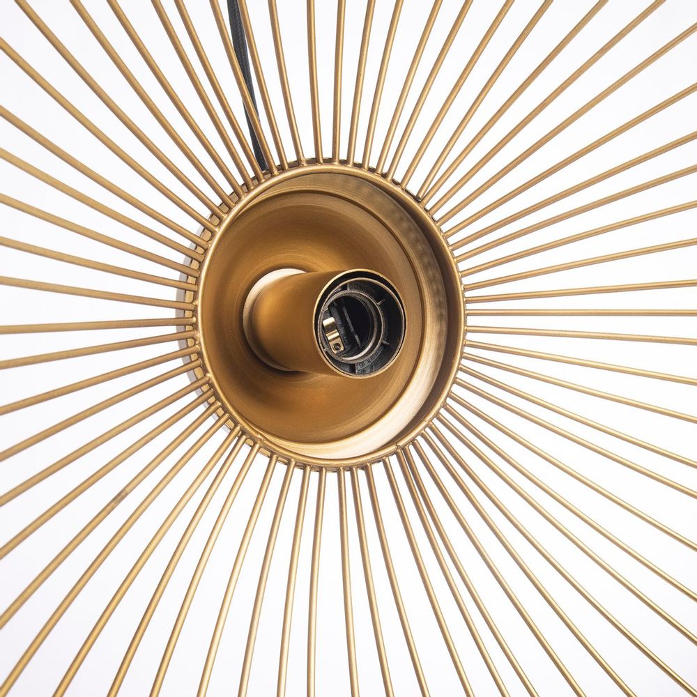 Hanging lights - The Wave Pendant - Brass - M - BAZAR BIZAR LIVING