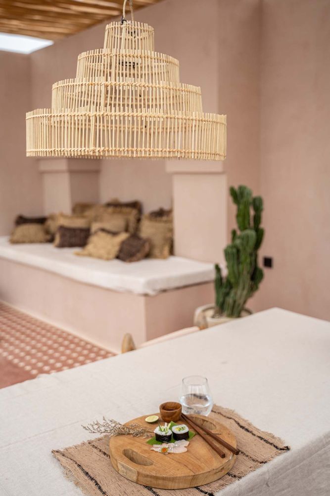 Hanging lights - The Wedding Cake Pendant - Natural - M - BAZAR BIZAR LIVING