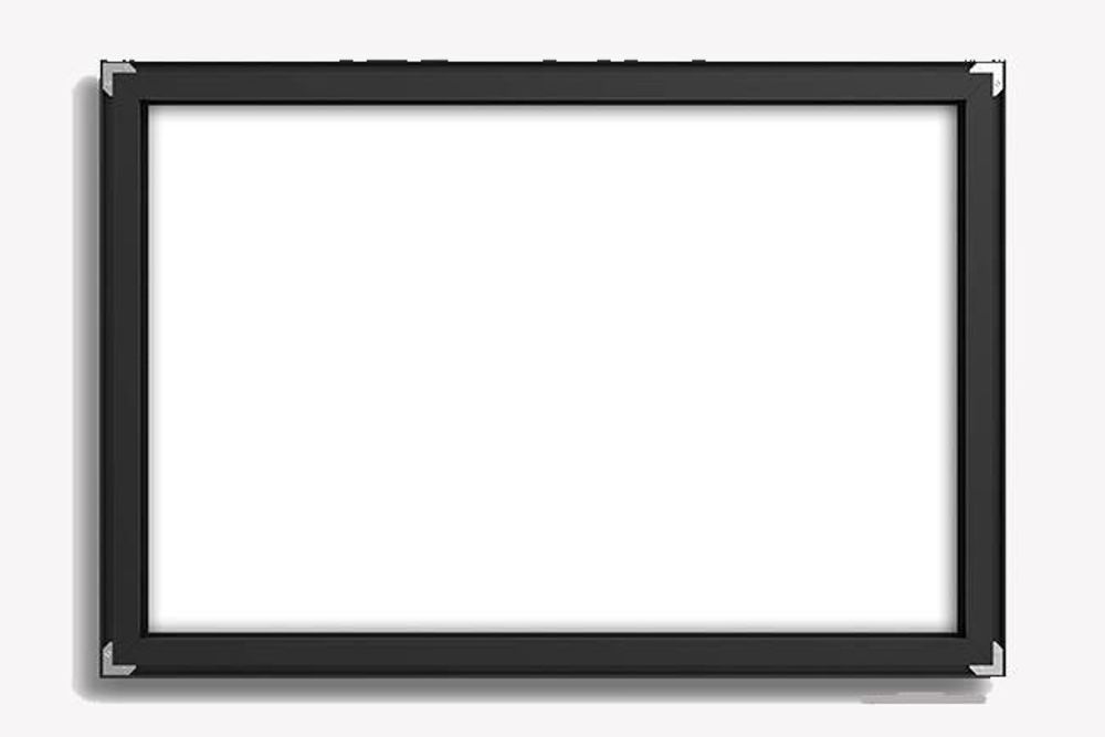 Cadres - CADRE ENFANCE 02 CAISSE AMERICAINE ALUMINIUM NOIRE - KELEPOQ