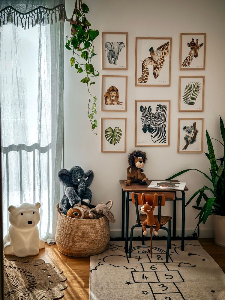 Poster - Eli The Koala - Frame kids watercolor illustration - LES AQUARELLES DE MARLENE