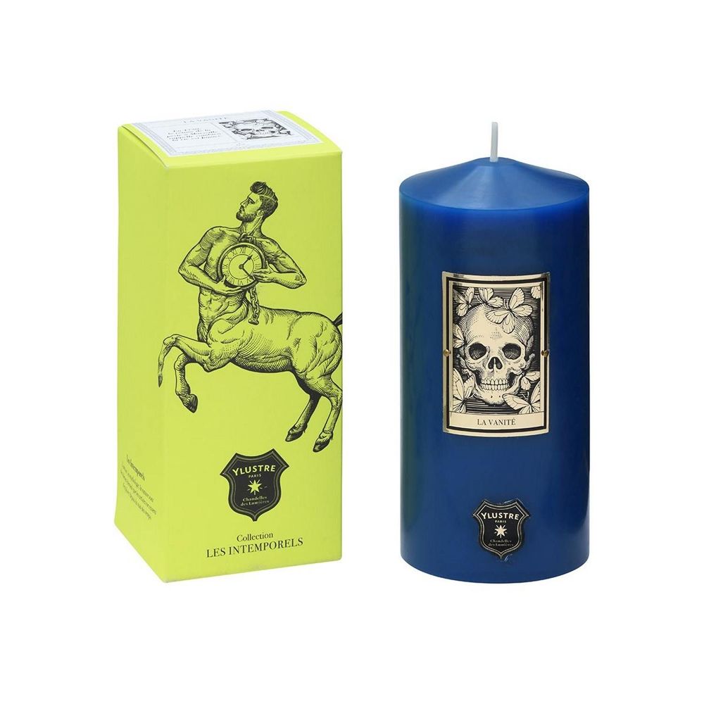 Decorative objects - Vanity Pillar Candle - Limited Edition - 520 g. Mass tinted wax. - YLUSTRE