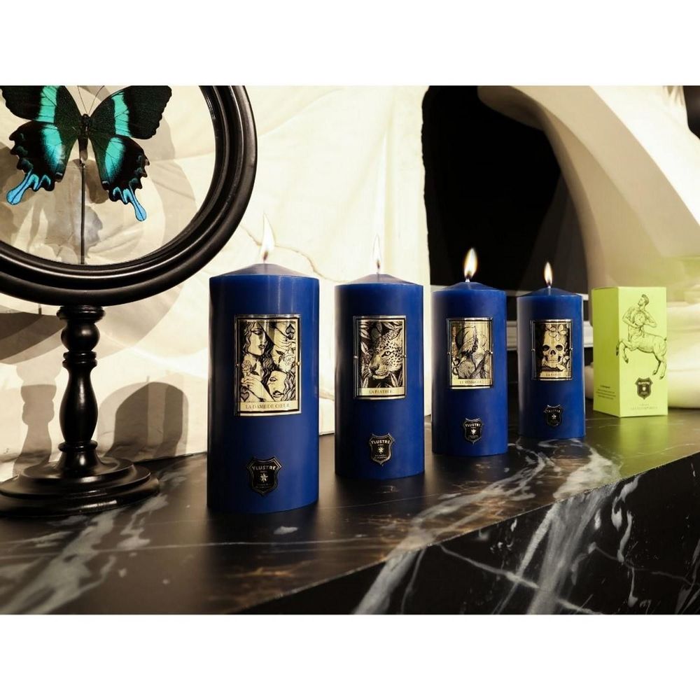 Decorative objects - Vanity Pillar Candle - Limited Edition - 520 g. Mass tinted wax. - YLUSTRE